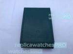 High Quality Rolex Watch Green Leather Travel Watch Pouch